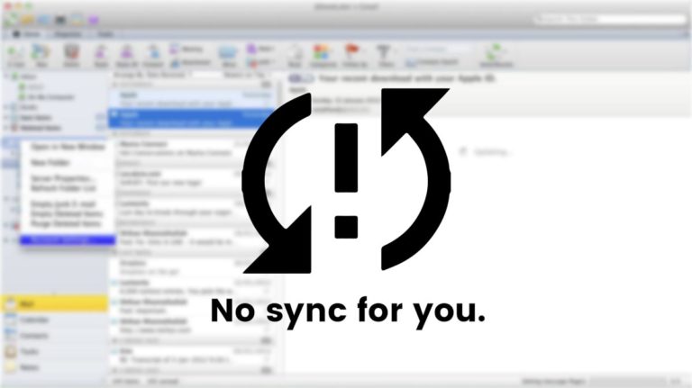 outlook for mac 2011 godaddy inbox sync issues